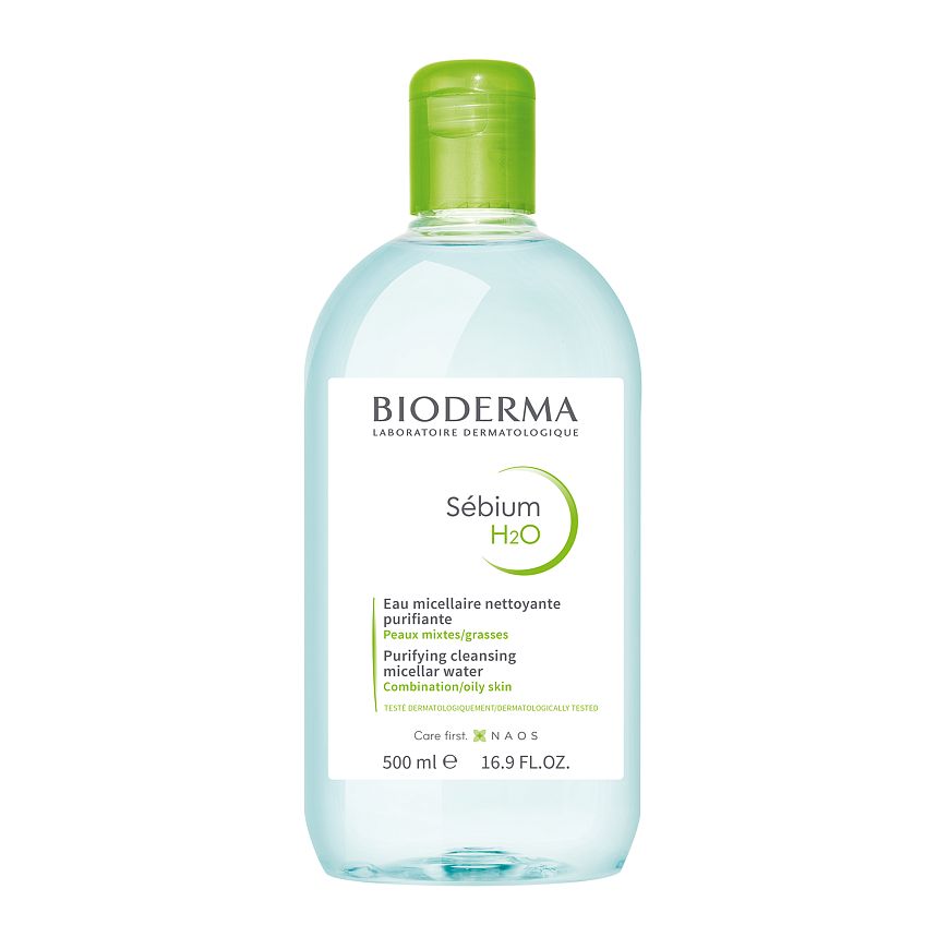 Bioderma Sebium H2O Micellar Water 500ml - интернет-магазин профессиональной косметики Spadream, изображение 56677