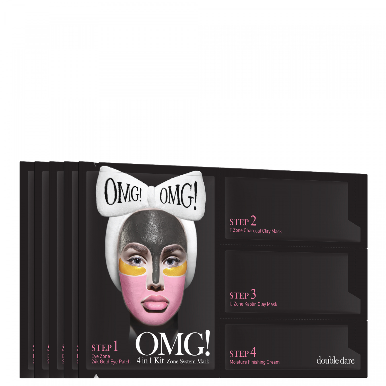 Double Dare OMG! 4IN1 KIT Zone System Mask 5p - интернет-магазин профессиональной косметики Spadream, изображение 40698