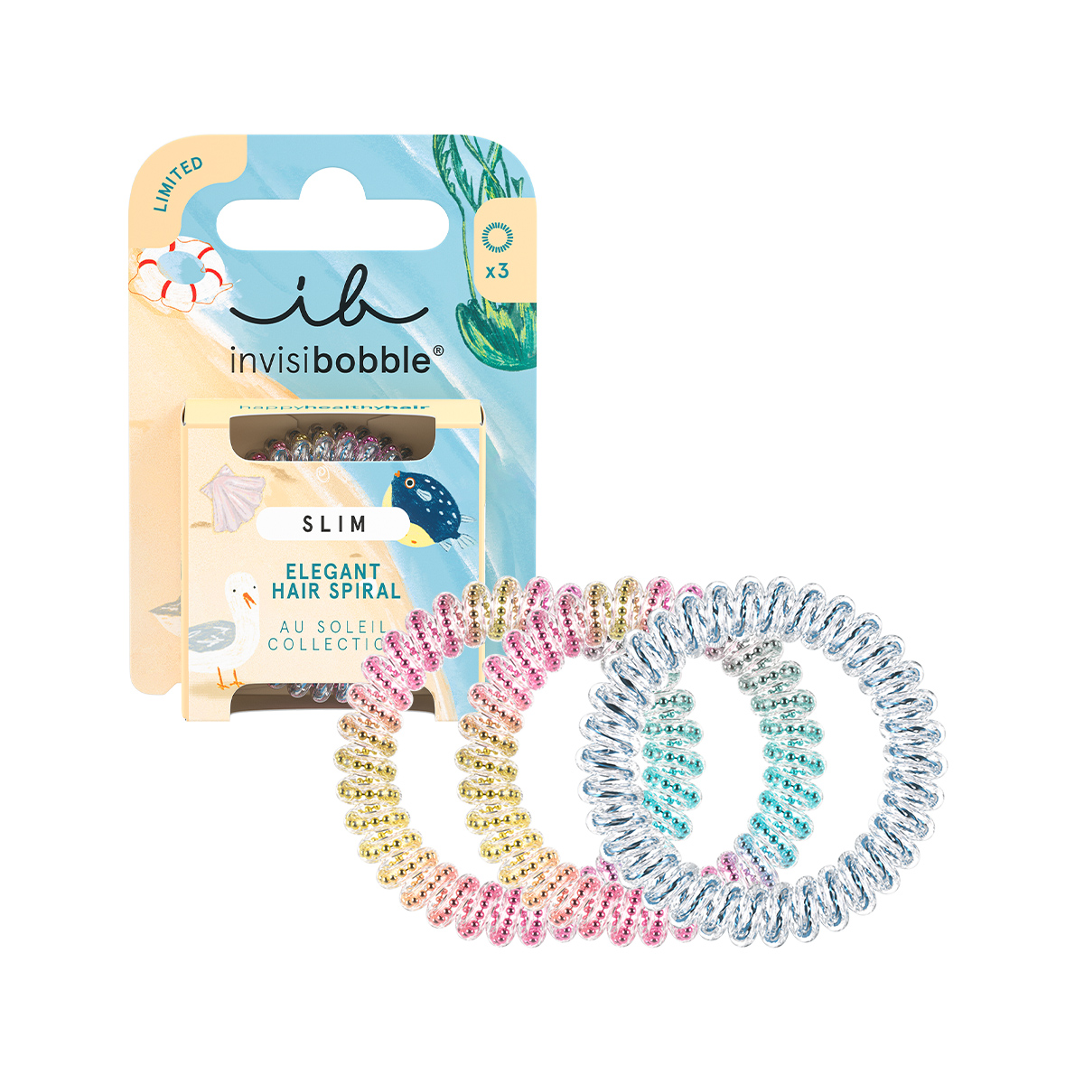 Invisibobble SLIM Au Soleil Vibrant Vacation - интернет-магазин профессиональной косметики Spadream, изображение 55801