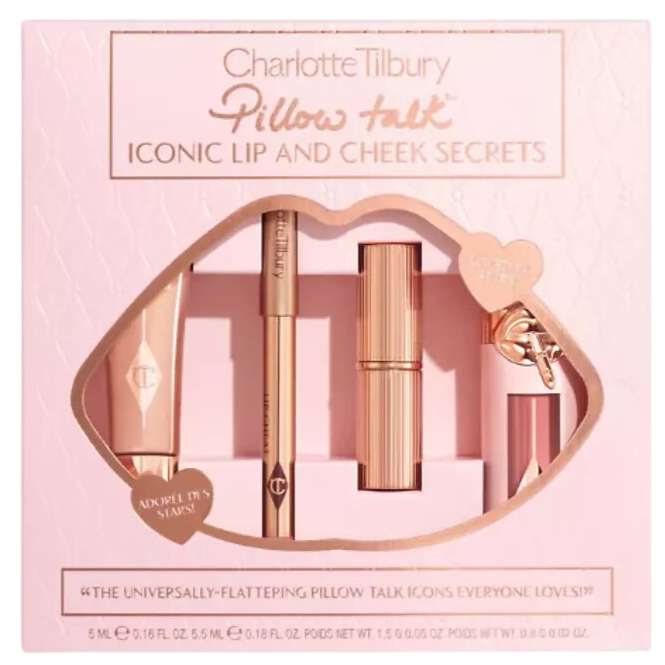 Charlotte Tilbury Pillow Talk Iconic Lip And Cheek Secrets Pillow Talk 5/5.5ml/1.5/0.8g - интернет-магазин профессиональной косметики Spadream, изображение 60550