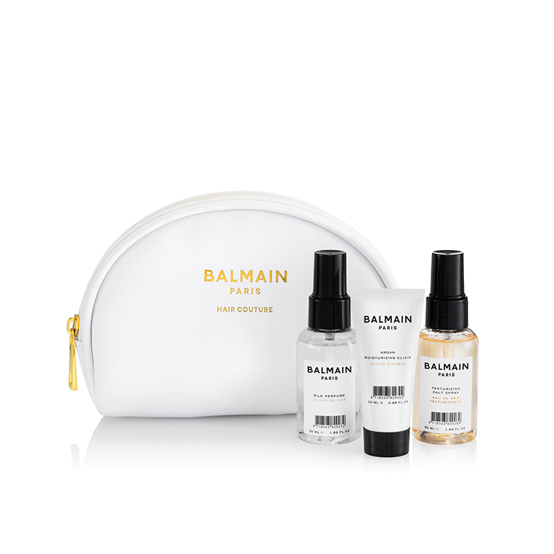Balmain Hair Couture White Cosmetic Styling Bag 3x50/50/20ml - интернет-магазин профессиональной косметики Spadream, изображение 63916