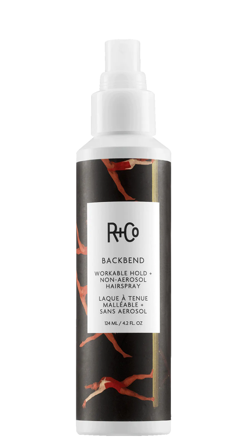 R+Co BACKBEND Workable Hold+Non Aerosol Hairspray 124ml - интернет-магазин профессиональной косметики Spadream, изображение 54749