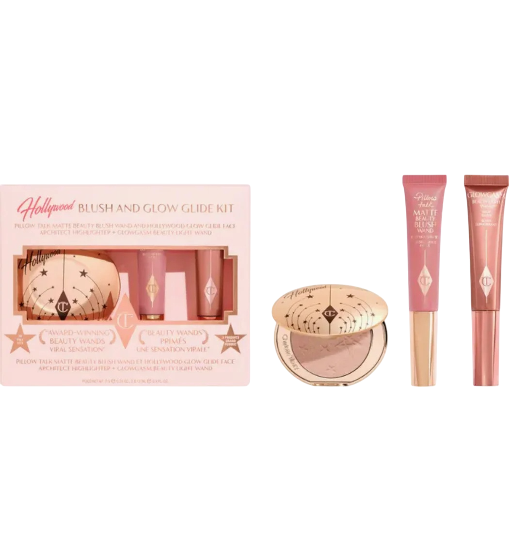 Charlotte Tilbury Hollywood Blush And Glow Glide Kit 7g/2x12ml - интернет-магазин профессиональной косметики Spadream, изображение 61597