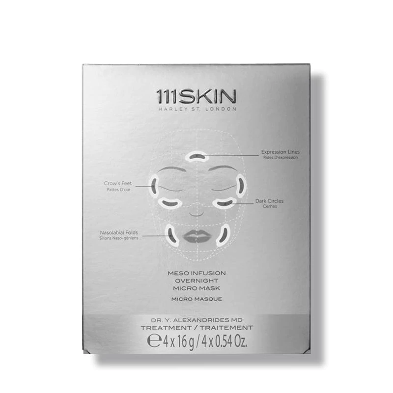 111SKIN Meso Infusion Overnight  Micro Mask (Pack of 4) - интернет-магазин профессиональной косметики Spadream, изображение 40012