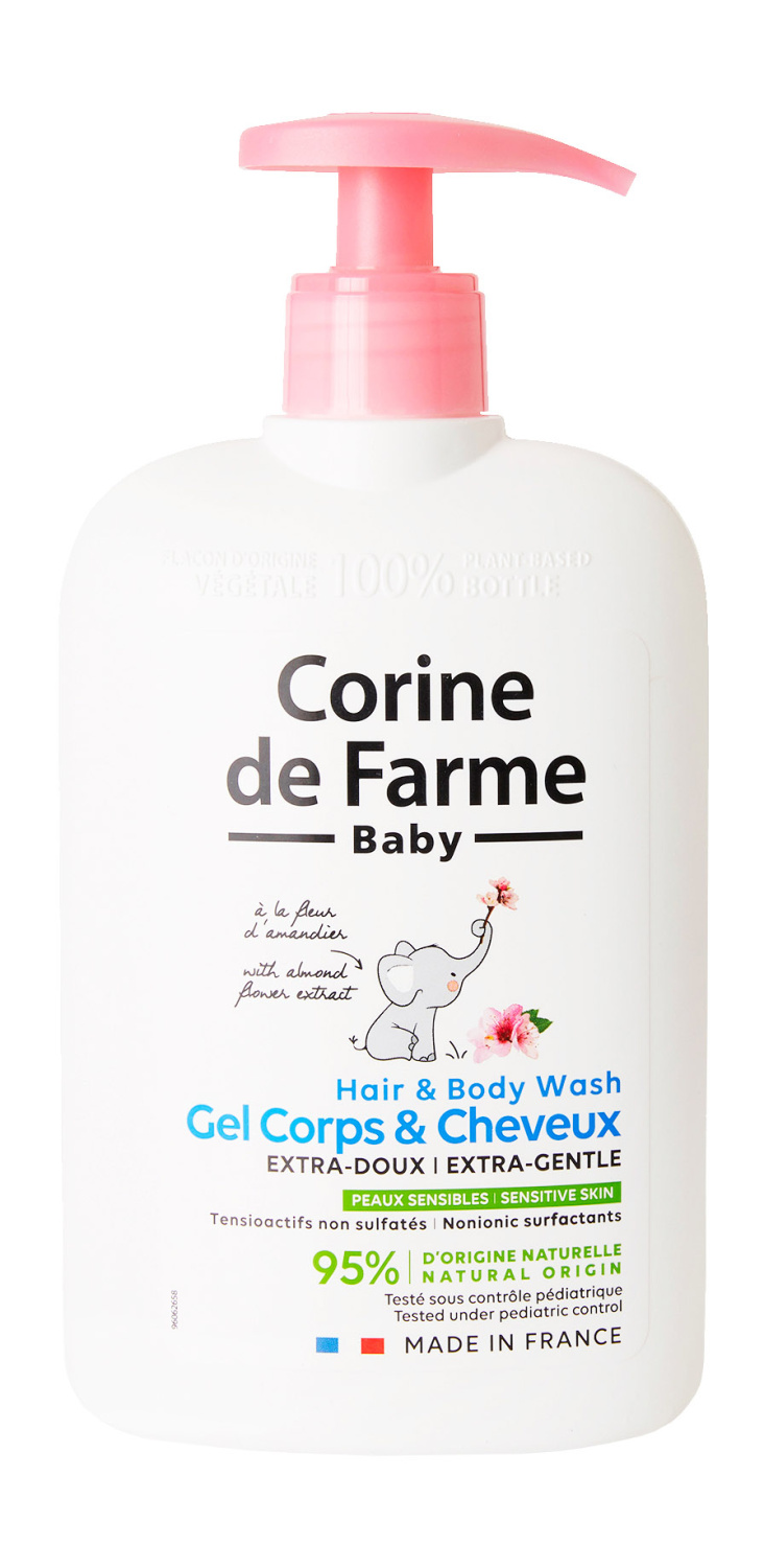 Corine de Farme Hair & Body Wash Extra-Gentle 500ml - интернет-магазин профессиональной косметики Spadream, изображение 53467
