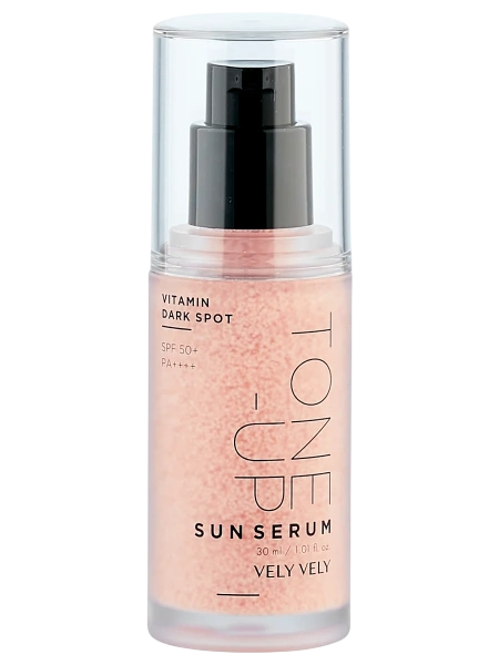 Vely Vely Vitamin Dark Spot Tone-Up Sun Serum SPF50+ PA++++ 30ml - интернет-магазин профессиональной косметики Spadream, изображение 65537