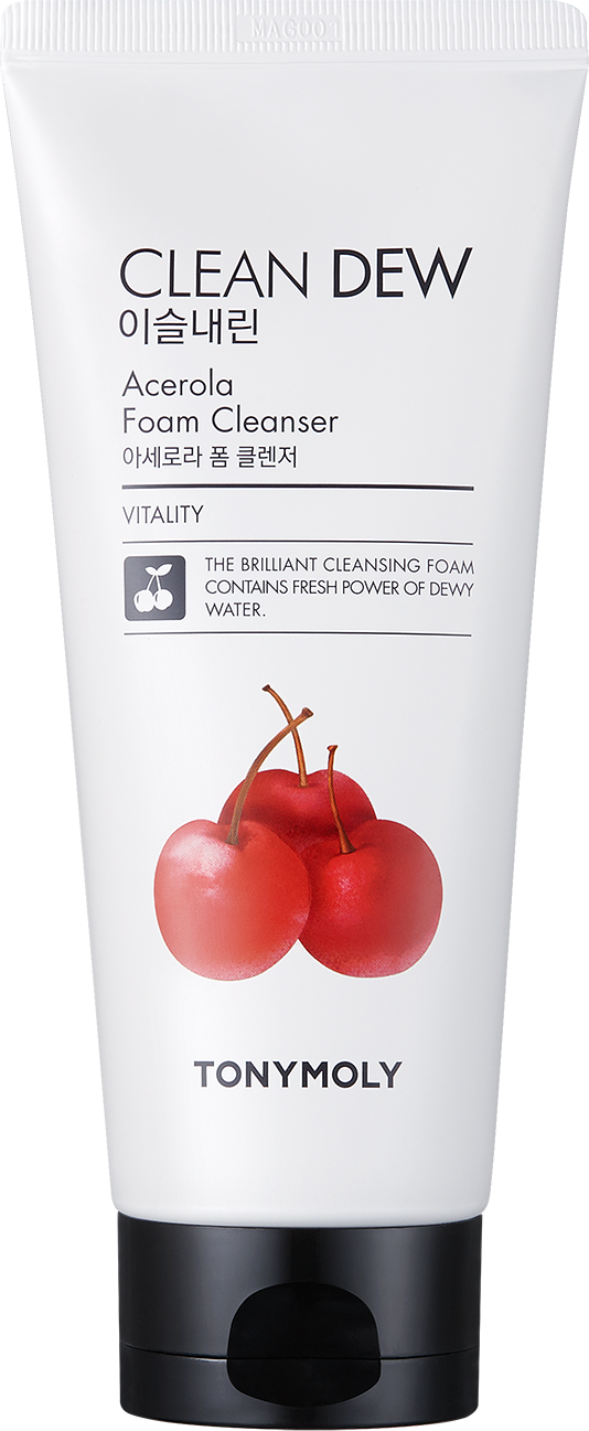 

Tony Moly Clean Dew Acerola Foam Cleanser 180ml