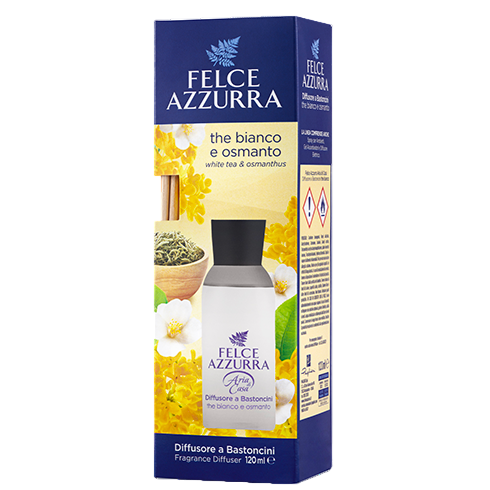 Felce Azzurra White Tea & Osmanthus Reed Diffuser 120ml - интернет-магазин профессиональной косметики Spadream, изображение 55099