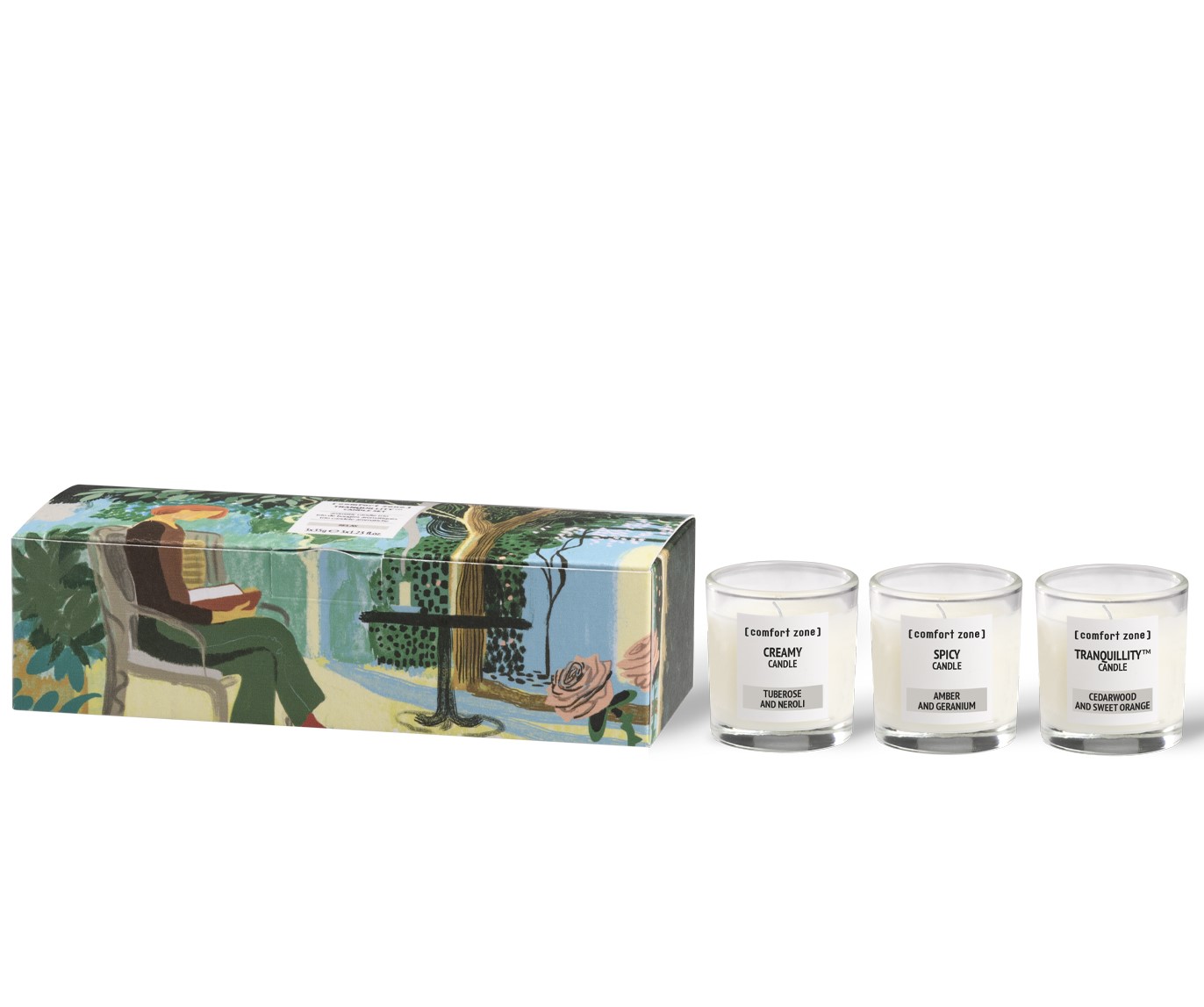 Comfort Zone Tranquillity Candle Set 35gx3 - интернет-магазин профессиональной косметики Spadream, изображение 58319