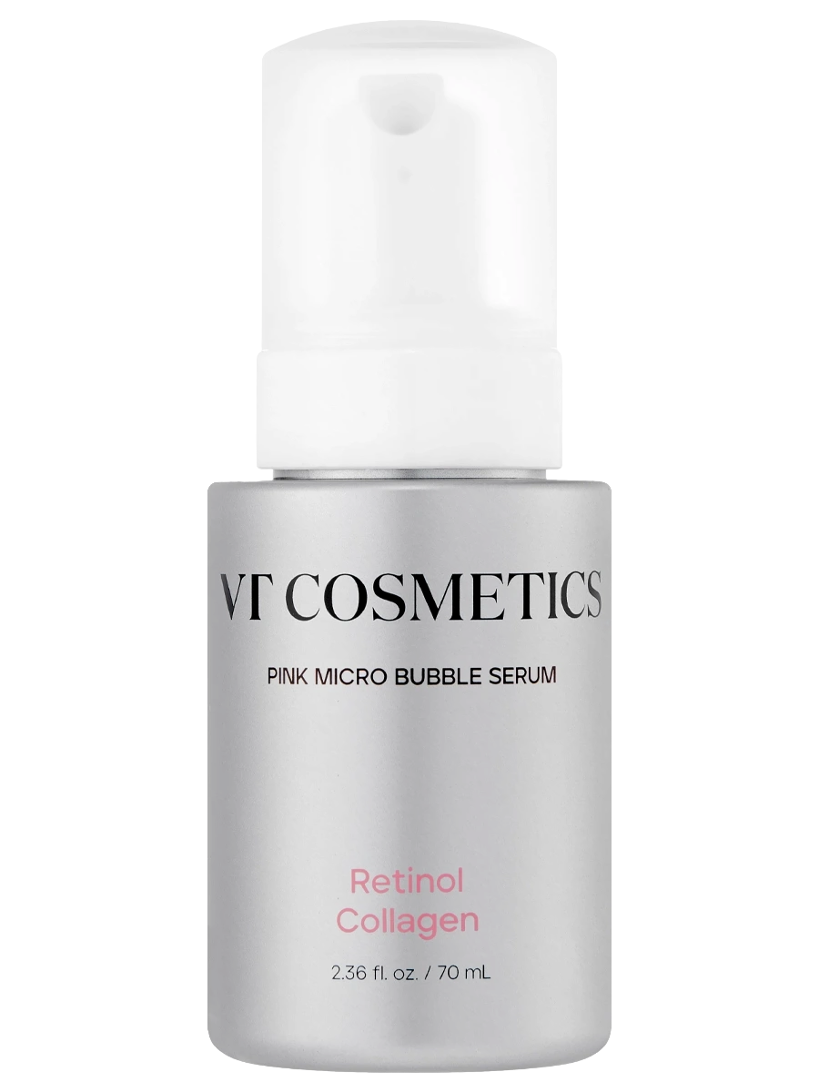 VT Cosmetics Retinol Collagen Pink Micro Bubble Serum 70ml