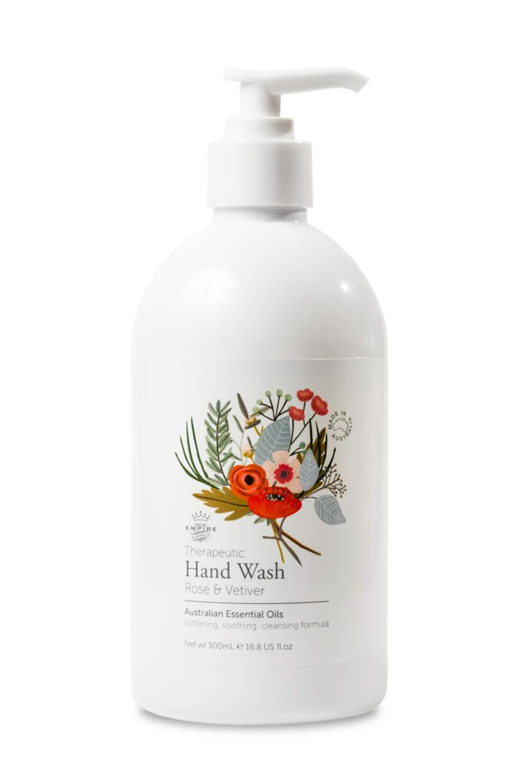 Empire Australia Rose & Vetiver Hand Wash 500ml - интернет-магазин профессиональной косметики Spadream, изображение 56165