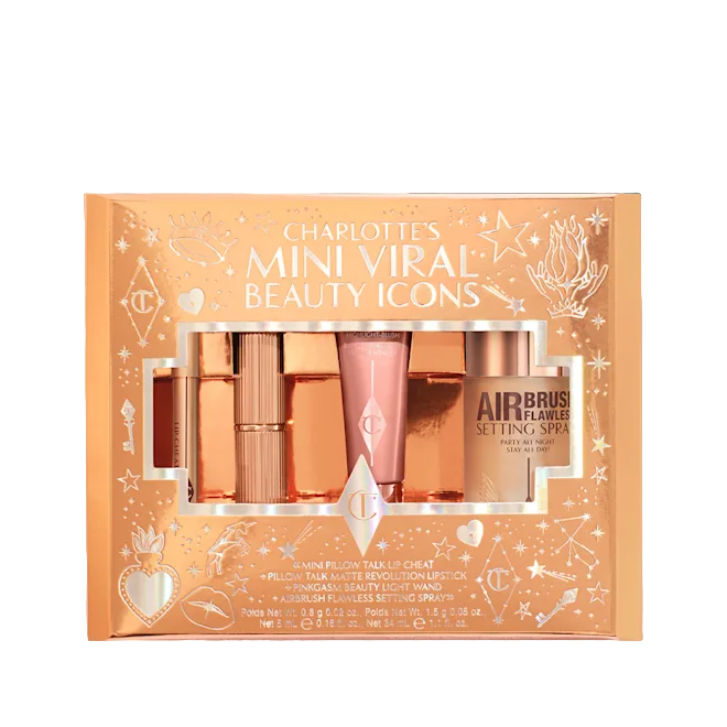 Charlotte Tilbury Mini Viral Beauty Icons 34ml/5ml/5g/30ml