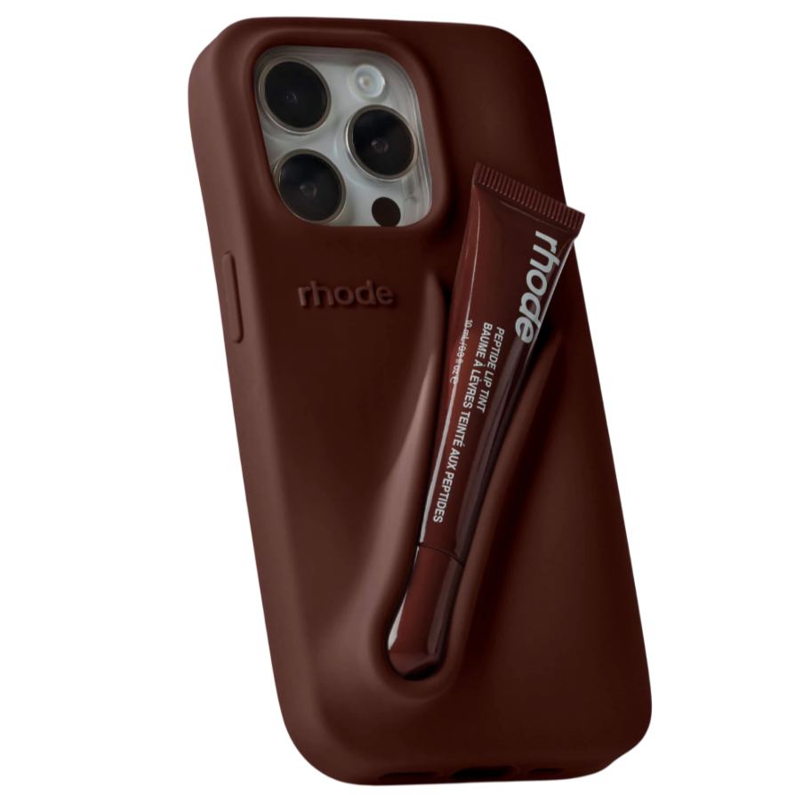 Rhode Lip Case Espresso For iPhone 16 Pro Max - Силиконовый чехол