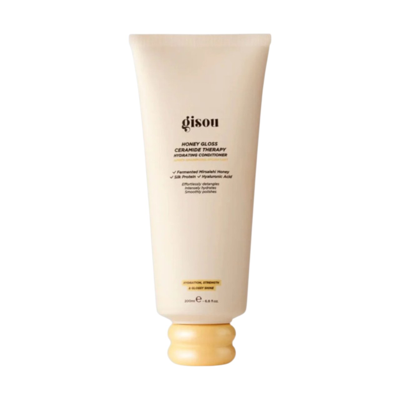 Gisou Honey Gloss Ceramide Therapy Hydrating Conditioner 200ml - интернет-магазин профессиональной косметики Spadream, изображение 66788