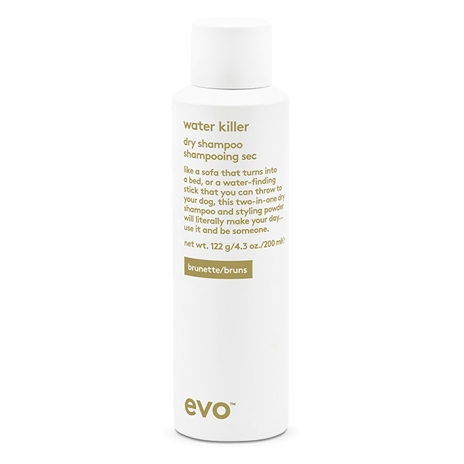 Evo Water Killer Dry Shampoo Brunette 200ml - интернет-магазин профессиональной косметики Spadream, изображение 57794