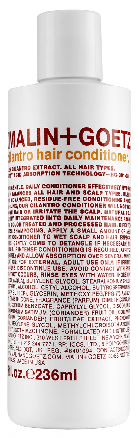 MALIN+GOETZ cilantro hair conditioner 236 ml. - интернет-магазин профессиональной косметики Spadream, изображение 17449