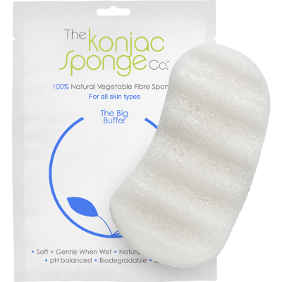 The Konjac Sponge Konjac Big Body Buffer Pure White - интернет-магазин профессиональной косметики Spadream, изображение 23407