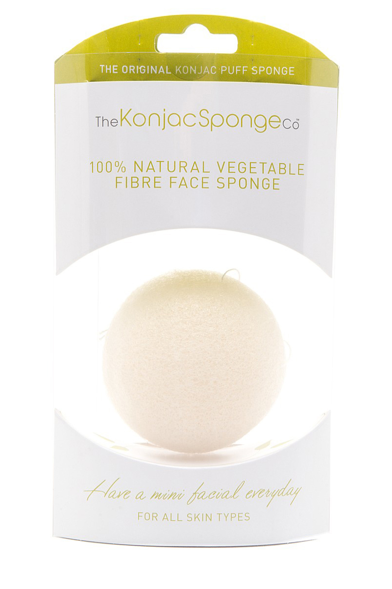 The Konjac Sponge Facial Puff Konjac Sponge Pure White 100% - интернет-магазин профессиональной косметики Spadream, изображение 23412