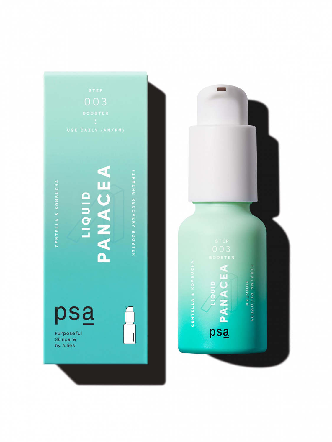 PSA LIQUID PANACEA: Centella & Kombucha Firming Recovery Booster 15 ml - интернет-магазин профессиональной косметики Spadream, изображение 41526