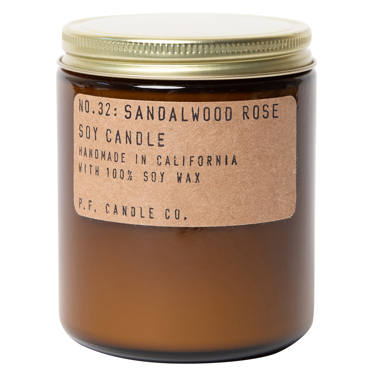 P.F. Candle Co. NO.32 Standard Candle Sandalwood Rose 204g - интернет-магазин профессиональной косметики Spadream, изображение 35064