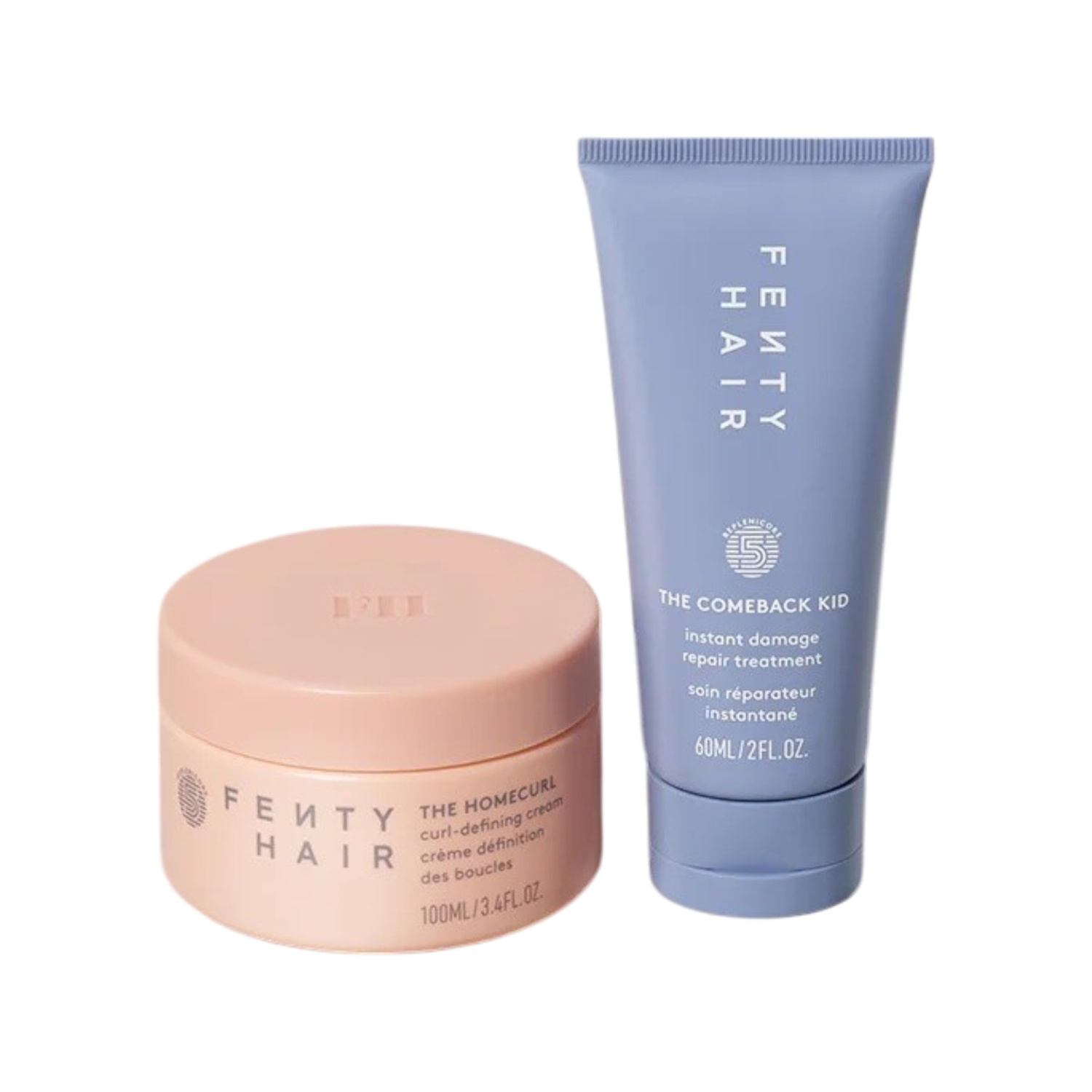 Fenty Hair The Curl Crew Instant Damage Repair Treatment + Curl-defining Set 60/100ml - интернет-магазин профессиональной косметики Spadream, изображение 65241
