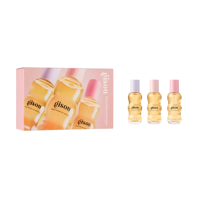 Gisou Honey Infused Hair Perfumes Minis From The Mirsalehi Bee Garden Set 15ml/15ml/15ml - интернет-магазин профессиональной косметики Spadream, изображение 67981