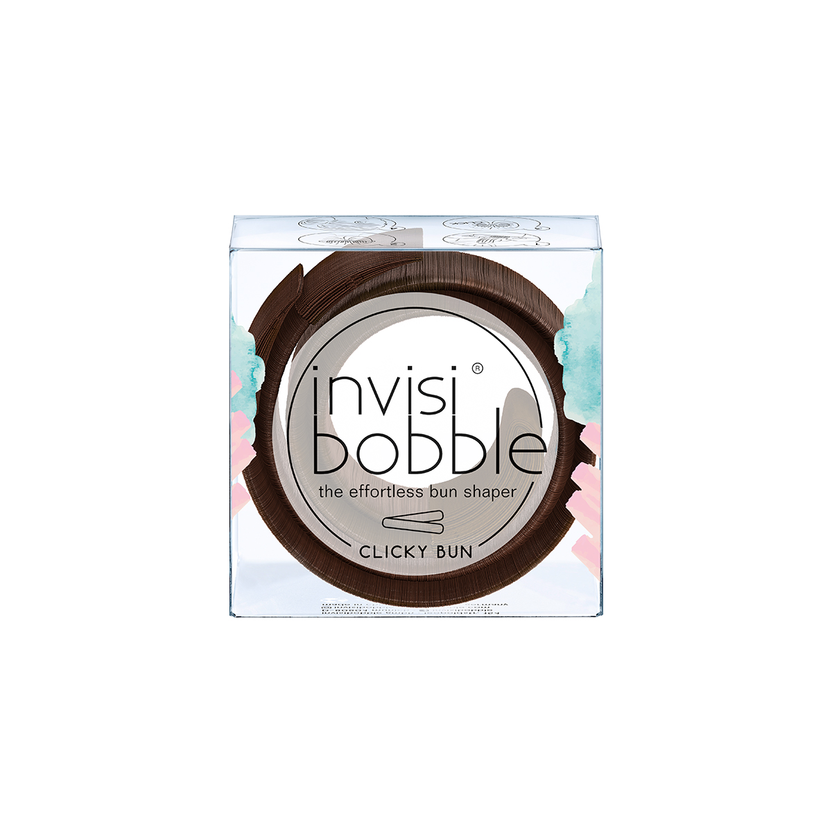 

invisibobble CLICKY BUN Pretzel Brown