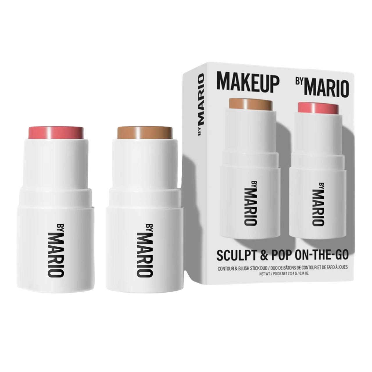 By Mario Sculpt & Pop On-The-Go Light Medium + Sweet Pink 2x4g - интернет-магазин профессиональной косметики Spadream, изображение 59913
