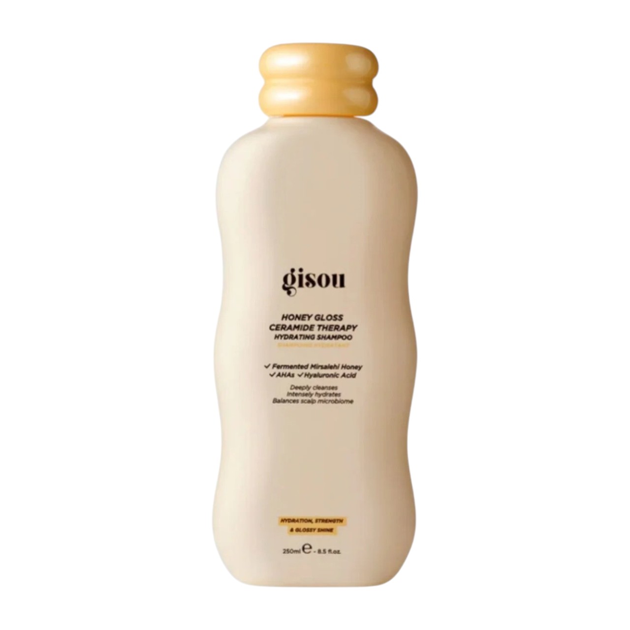 Gisou Honey Gloss Ceramide Therapy Hydrating Shampoo 250ml - интернет-магазин профессиональной косметики Spadream, изображение 66791