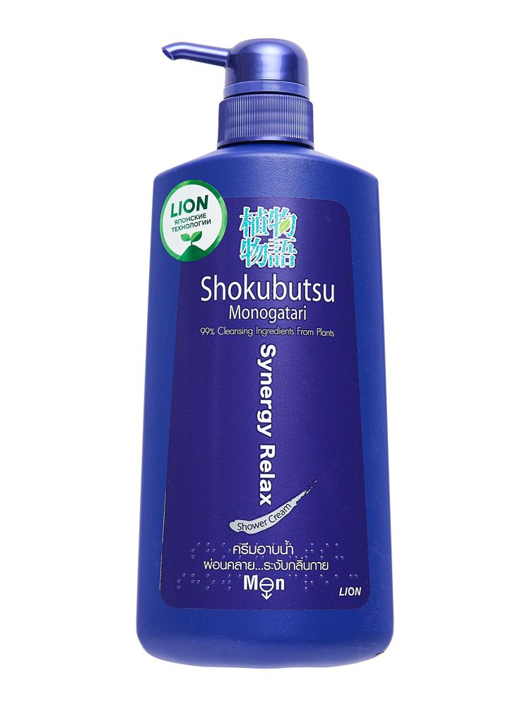 LION Shokubutsu Monogotari Synergy Relax Shower Cream 500ml - интернет-магазин профессиональной косметики Spadream, изображение 43236
