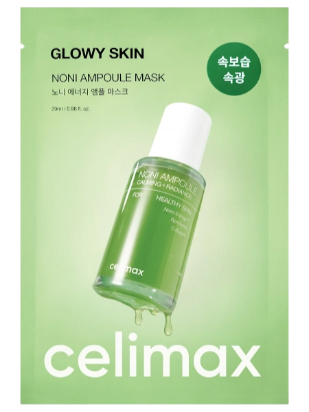 Celimax Glowy Skin Noni Ampoule Mask 29ml - интернет-магазин профессиональной косметики Spadream, изображение 68002