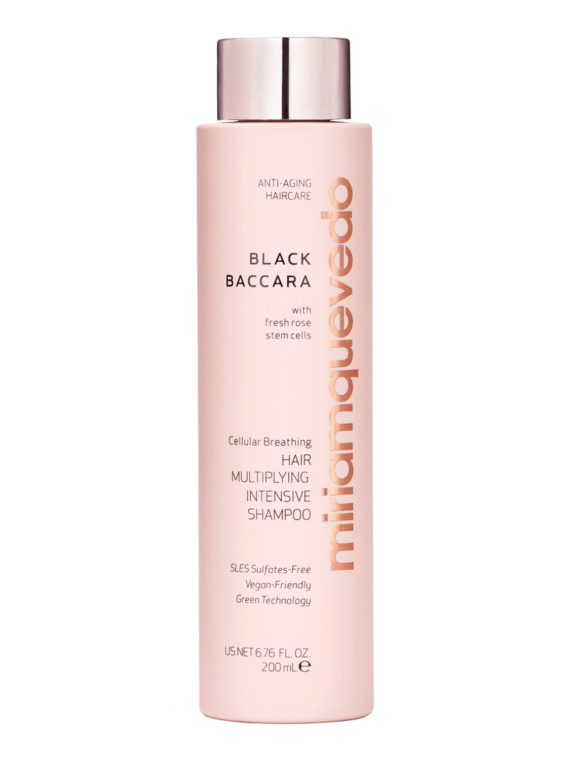 Miriamquevedo Black Baccara Cellular Breathing Hair Multiplying Intensive Shampoo 200ml - интернет-магазин профессиональной косметики Spadream, изображение 56817