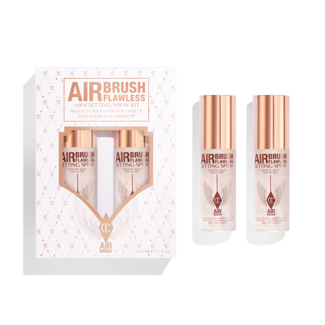 Charlotte Tilbury Airbrush Flawless Mini Setting Spray Kit 2x34ml - интернет-магазин профессиональной косметики Spadream, изображение 58946