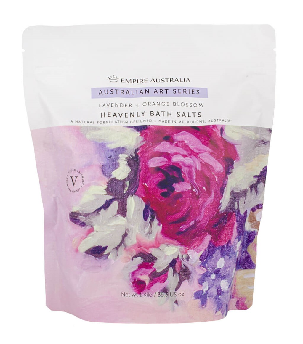 Empire Australia Lavender & Orange Blossom Bath Salts 1000g - интернет-магазин профессиональной косметики Spadream, изображение 56202