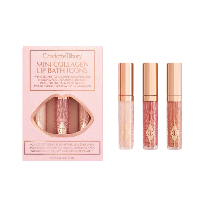 Charlotte Tilbury Mini Collagen Lip Bath Icons 3x2.6ml - интернет-магазин профессиональной косметики Spadream, изображение 60902