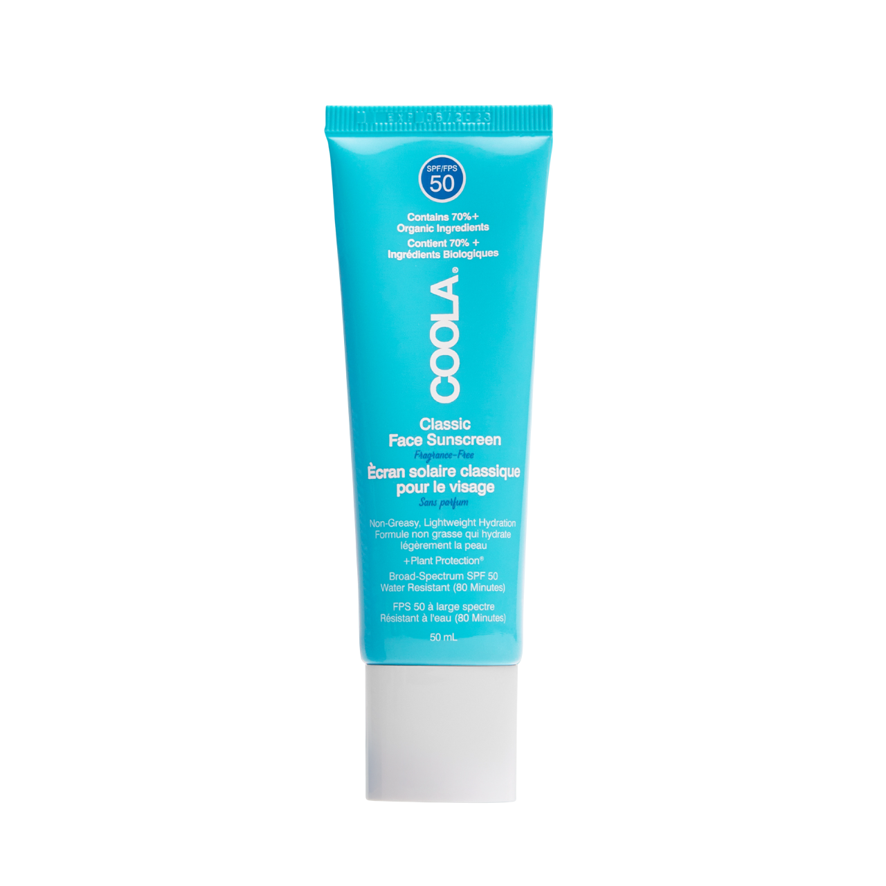 COOLA Classic Face Sunscreen SPF50 Fragrance Free 50ml