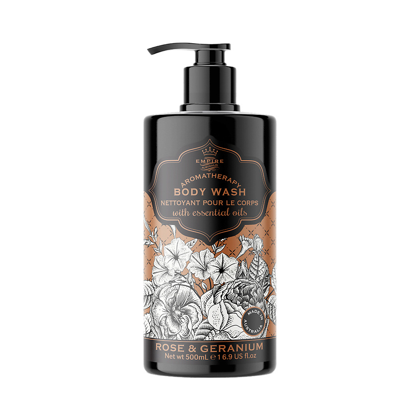 Empire Australia Rose & Geranium Body Wash 500ml - интернет-магазин профессиональной косметики Spadream, изображение 57944