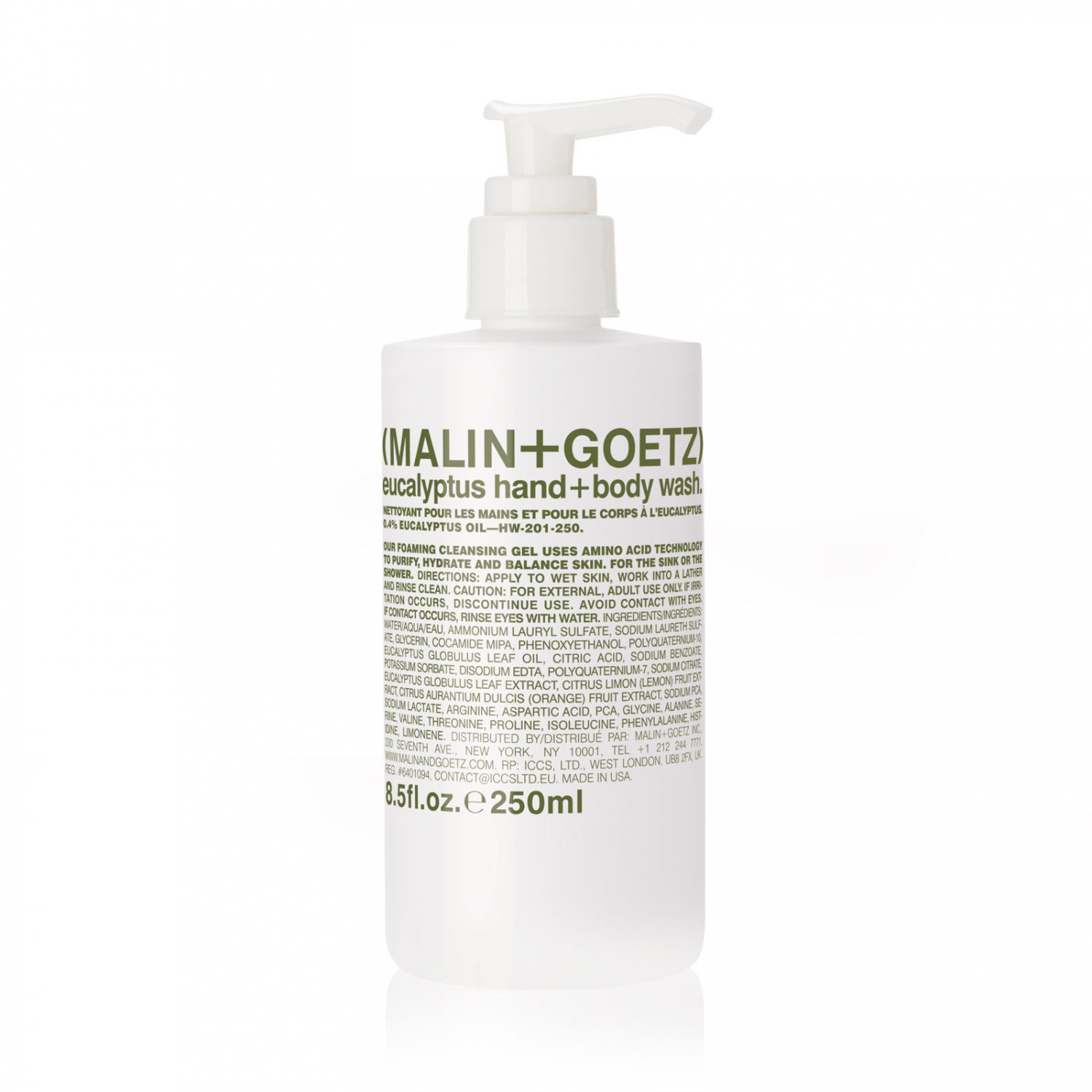 MALIN+GOETZ eucalyptus hand+body wash 250 ml. - интернет-магазин профессиональной косметики Spadream, изображение 33000
