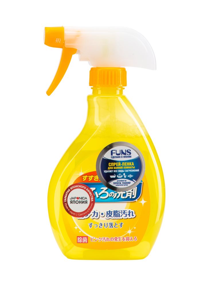 FUNS Bathroom Cleaning Spray-Foam Orange & Mint 380ml - интернет-магазин профессиональной косметики Spadream, изображение 43106
