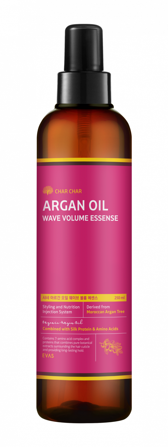 Evas Char Char Argan Oil Wave Volume Essense 250ml - интернет-магазин профессиональной косметики Spadream, изображение 35147