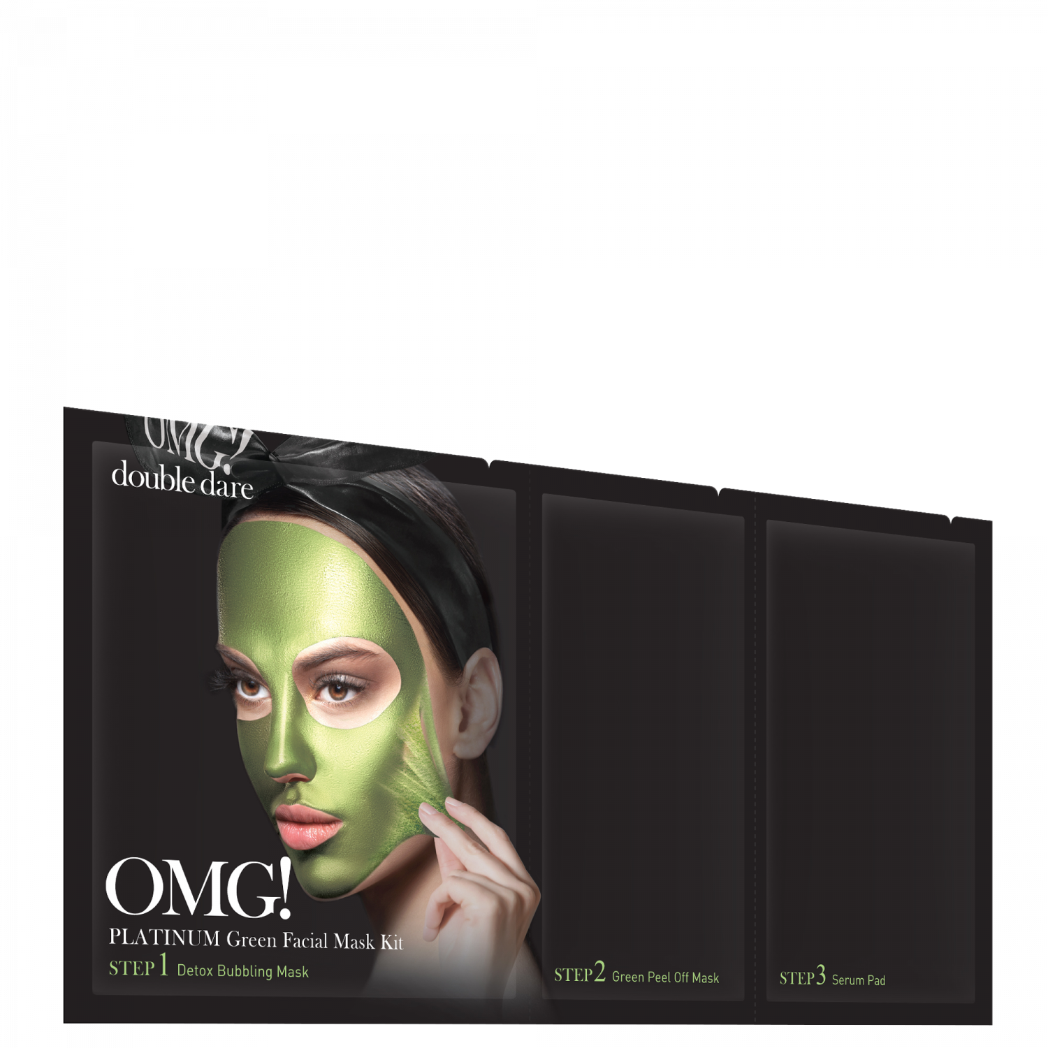 Double Dare OMG! Platinum GREEN Facial Mask Kit - интернет-магазин профессиональной косметики Spadream, изображение 40709
