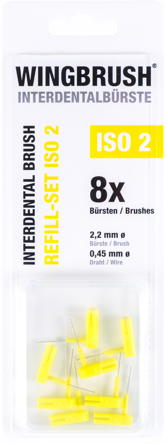 

Wingbrush Interdental Brush Refill - Set ISO 2