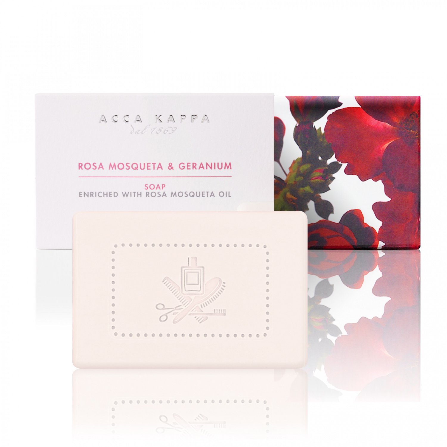Acca Kappa Rosa Mosqueta & Geranium Soap 150g - интернет-магазин профессиональной косметики Spadream, изображение 38859