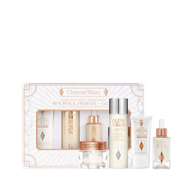 Charlotte Tilbury Charlotte's 4 Magic & Science Steps To Resurface, Hydrate & Glow 2x50/150/30ml - интернет-магазин профессиональной косметики Spadream, изображение 62888