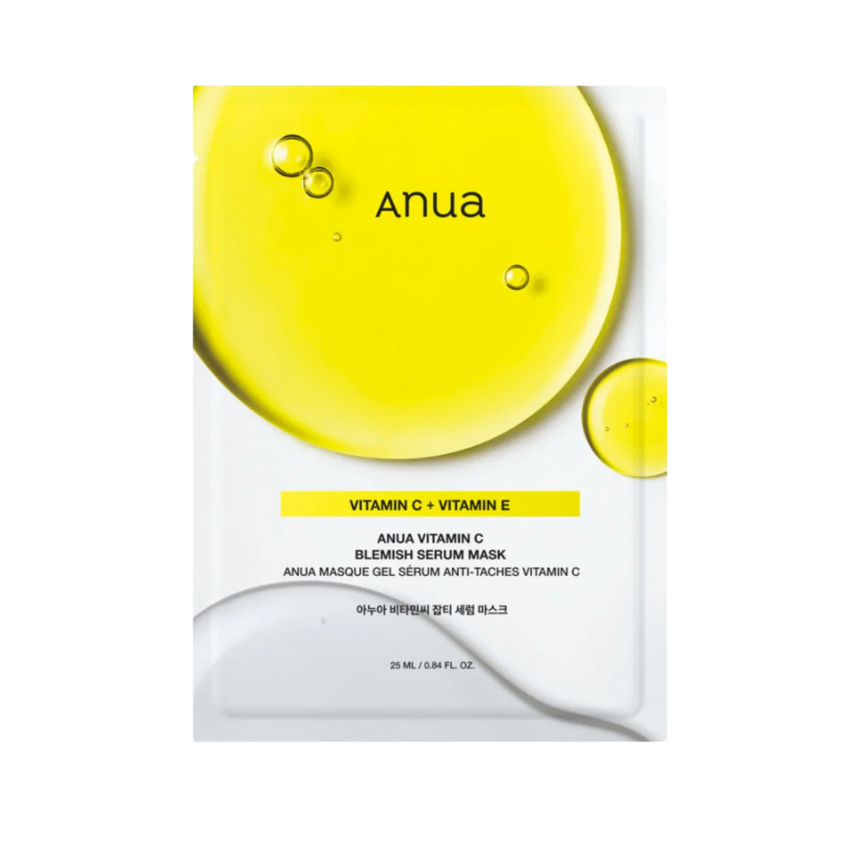 Anua Green Lemon Vita C Blemish Serum Mask 1p