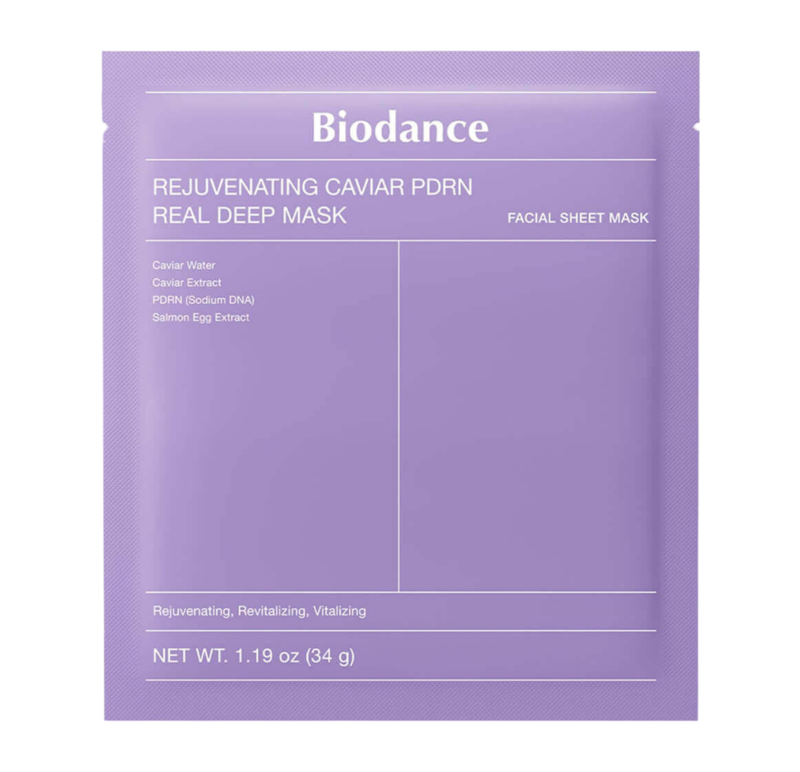 Biodance Rejuvenating Caviar PDRN Real Deep Mask 34g - интернет-магазин профессиональной косметики Spadream, изображение 73726