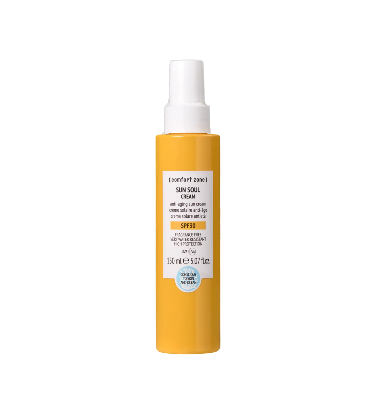 Comfort Zone Sun Soul Cream SPF30 150ml - интернет-магазин профессиональной косметики Spadream, изображение 64638
