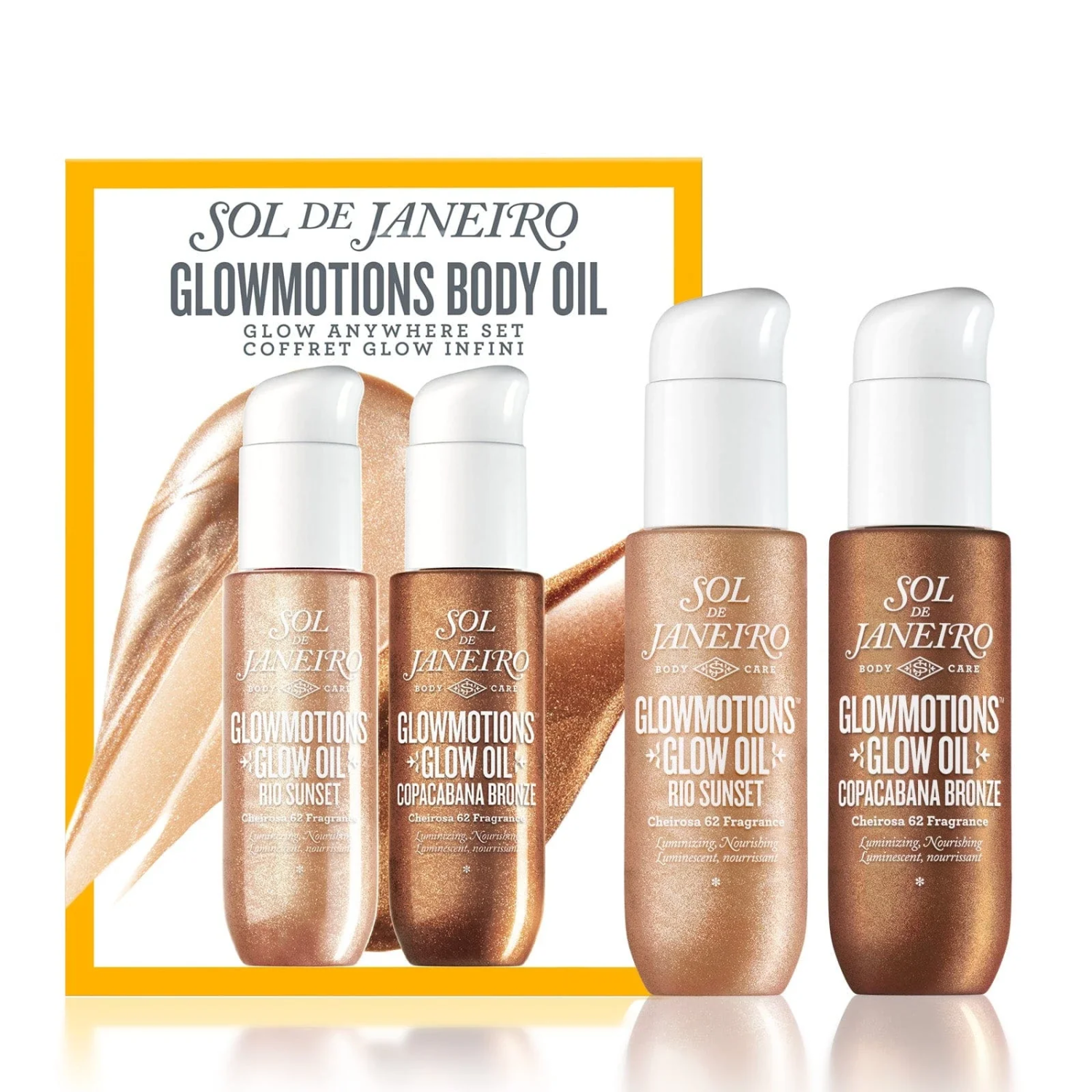 Sol de Janeiro Glowmotions Body Oil Glow Anywhere Set 2x30ml - интернет-магазин профессиональной косметики Spadream, изображение 66293