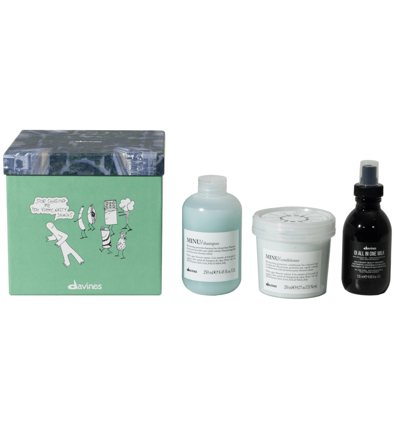 Davines Minu Kit 2024 250/250/135ml - интернет-магазин профессиональной косметики Spadream, изображение 58870