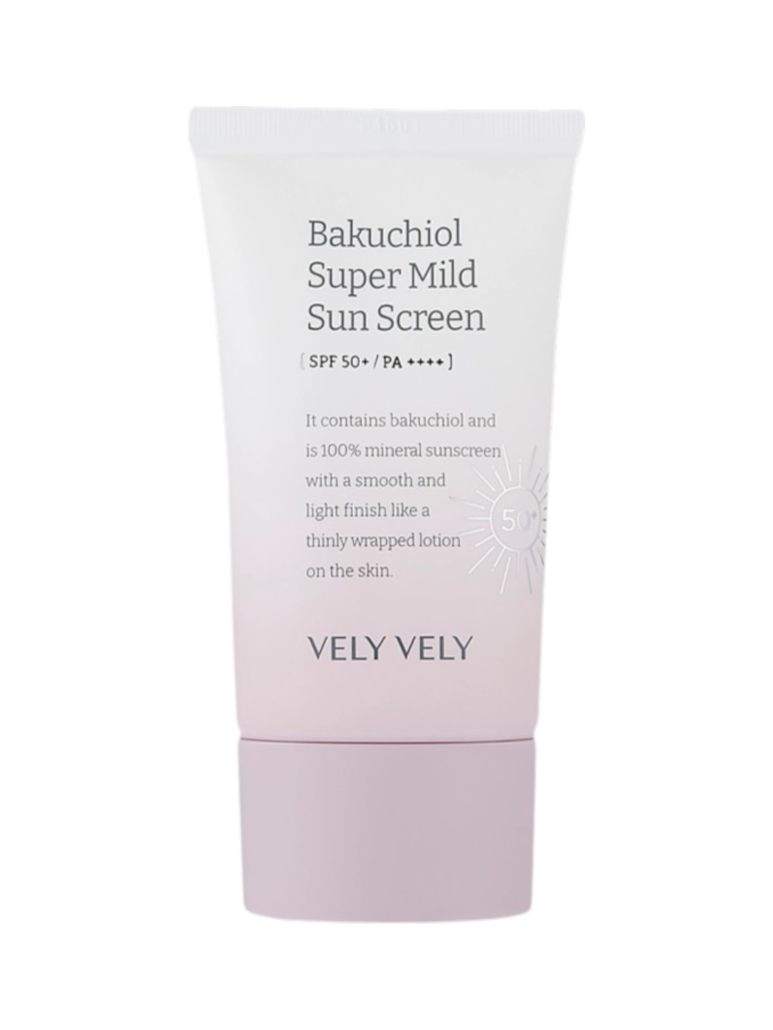 Vely Vely Bakuchiol Super Mild Sunscreen 50ml - интернет-магазин профессиональной косметики Spadream, изображение 65434